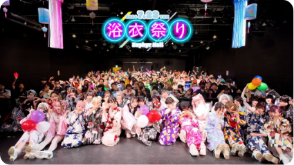 ライブ終了後の記念写真